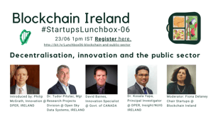 Blockchain Ireland and the Public Sector