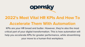 HR KPIs and How To Accelerate Them Through Automation