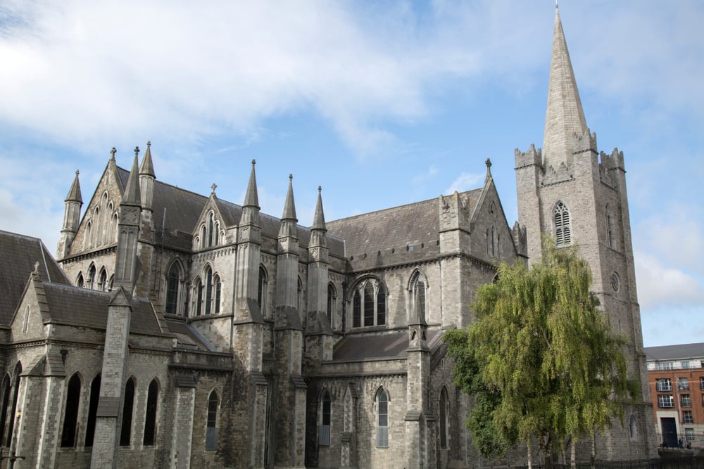 St Patricks Cathedral Facade; Dublin; Ireland