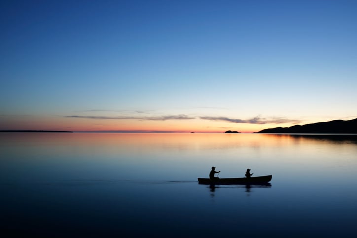 boat on lake